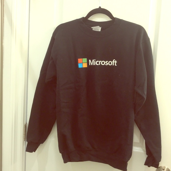 microsoft crew neck sweatshirt microsoft clothes